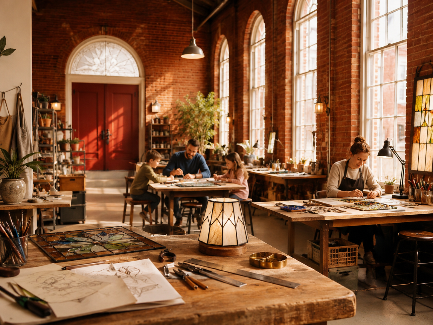 Creative family workshop studio